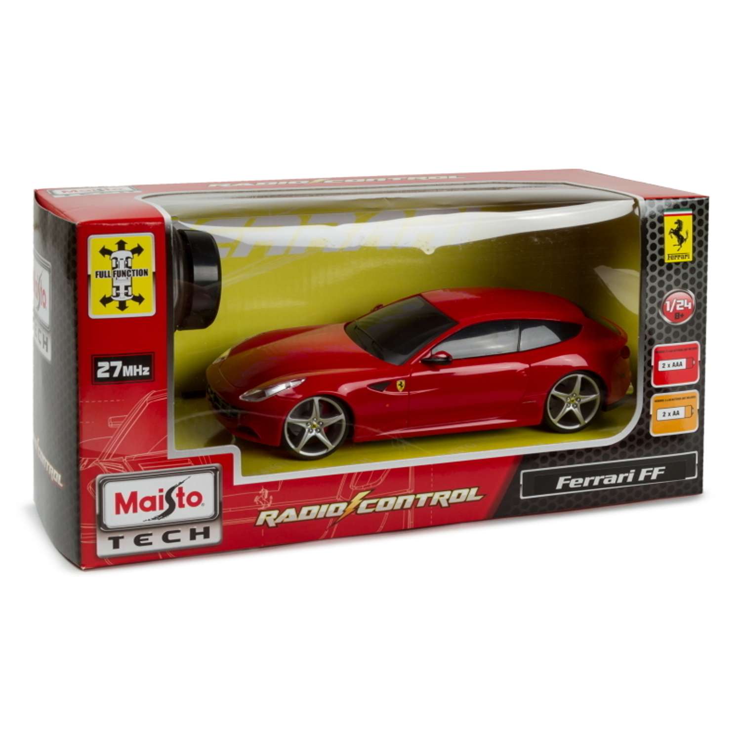 Машина р/у MAISTO Ferarri FF 1:24 - фото 6