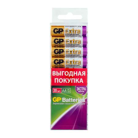 Батарейки GP Extra АА (LR6) 20шт 15AX-2CRB20