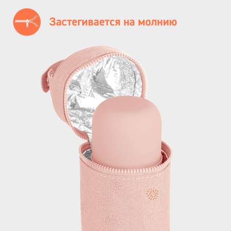 Термосумка Miniland для бутылочек Thermybag Dolce 350мл розовый