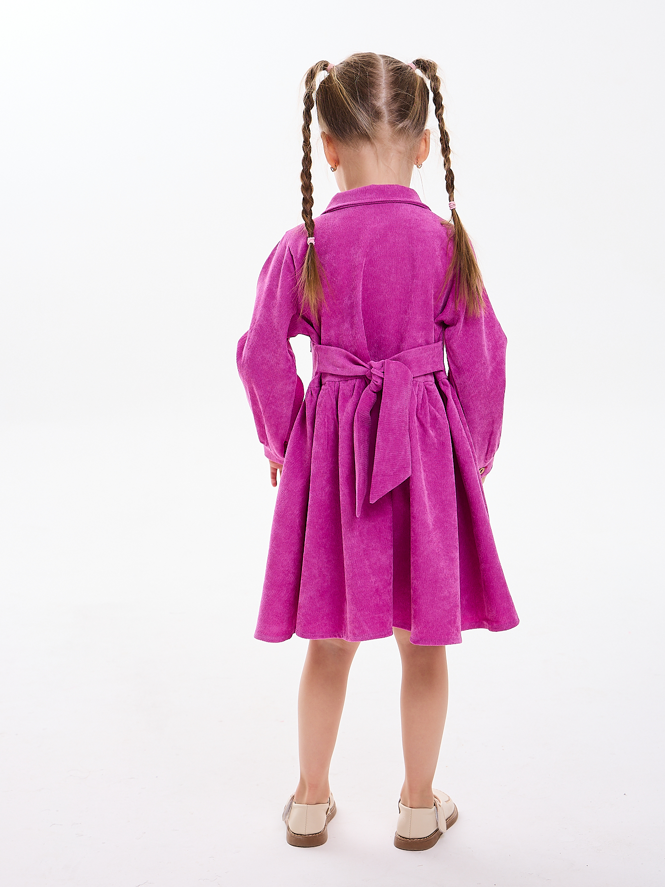 Платье Mil Art kids 1902201545DRESS-WELVET2-PURPLE - фото 6