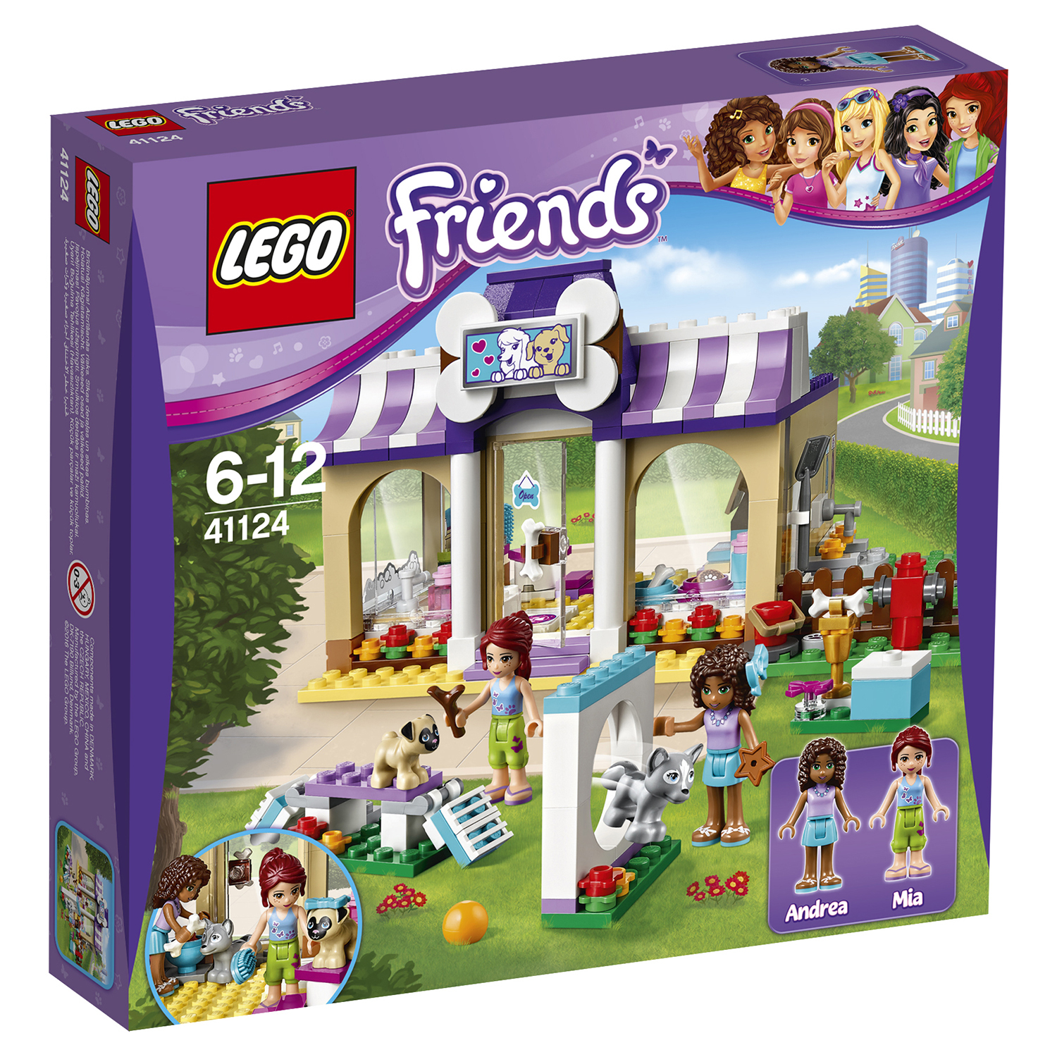 Конструктор LEGO Friends Детский сад для щенков (41124) купить по цене 2199  ₽ в интернет-магазине Детский мир