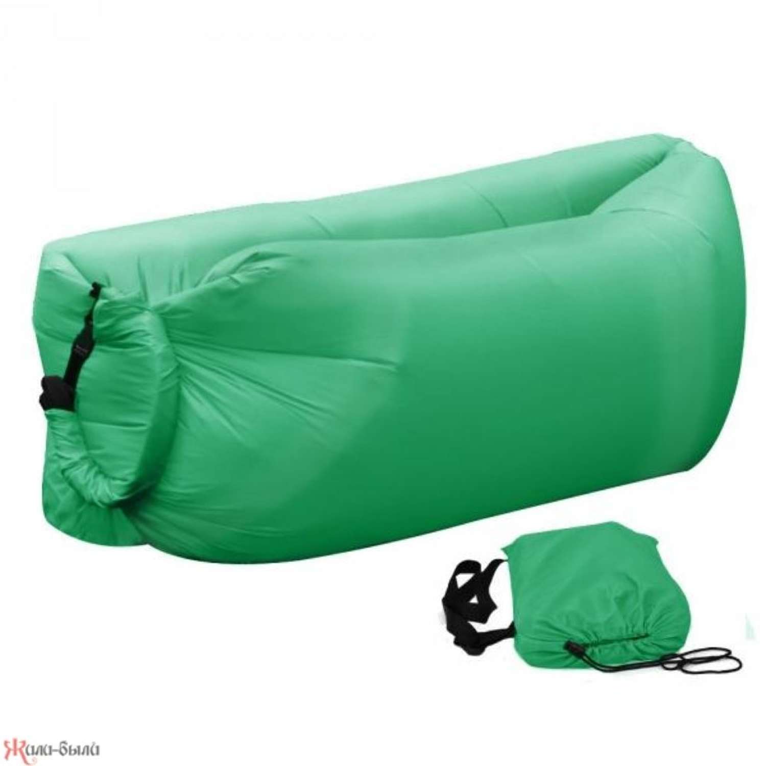 Надувной лежак Удачный сезон зеленый - фото 1