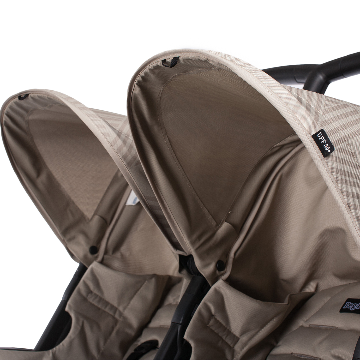 Коляска для двойни Peg-Perego Aria Shopper Twin Geo Beige - фото 9