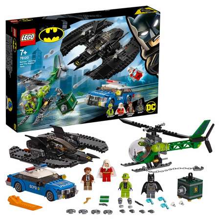 Конструктор LEGO DC Super Heroes Бэткрыло Бэтмена и ограбление Загадочника 76120