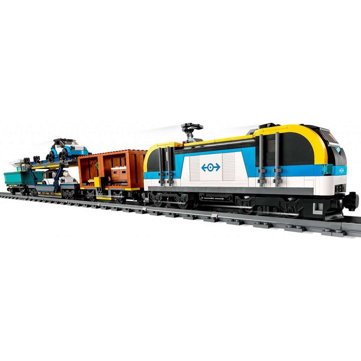 Конструктор LEGO City Trains Товарный поезд 60336 - фото 5