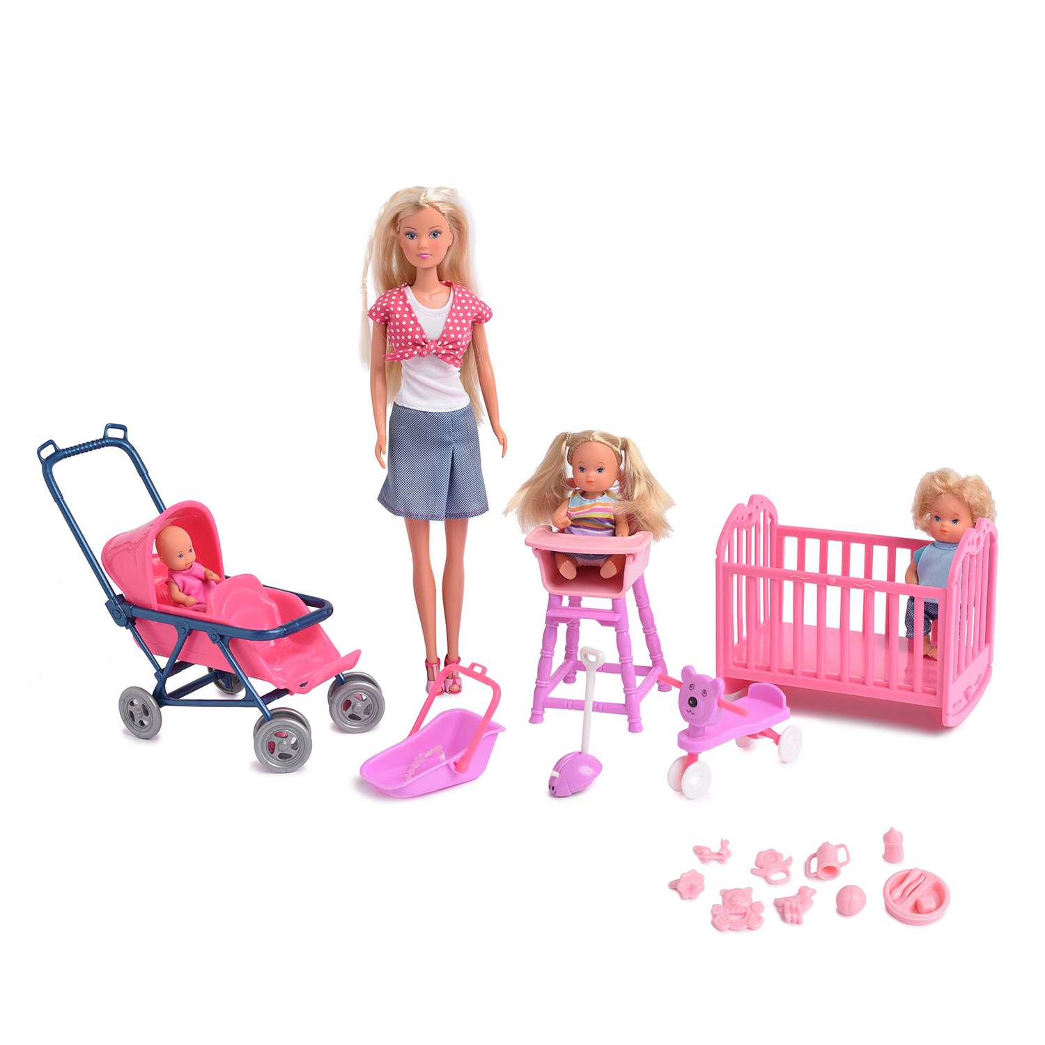 Кукла STEFFI Штеффи с детьми и принадлежностями 5736350 - фото 1