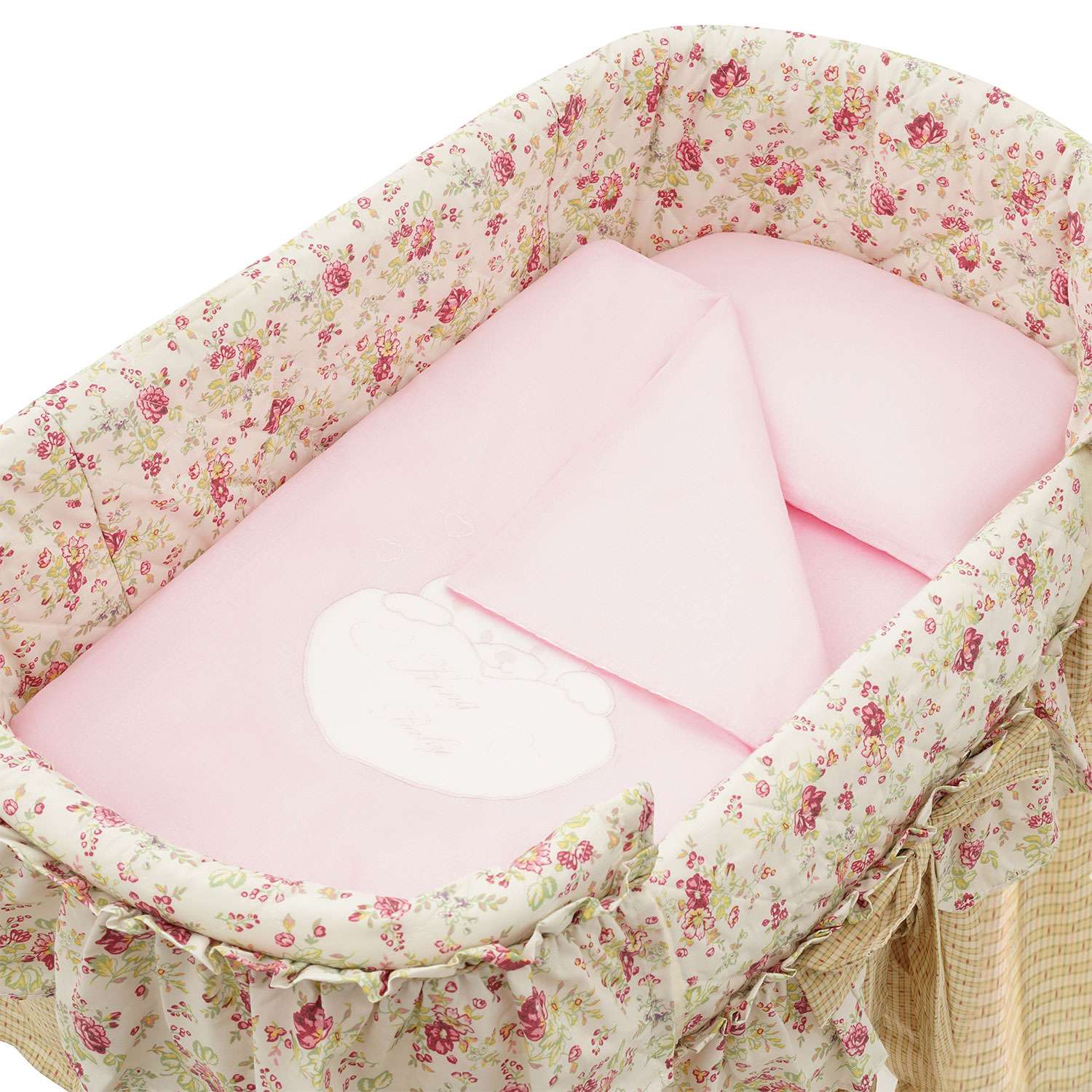 Комплект постельного белья Simplicity Dreams King Baby 5 предметов Розовый - фото 9