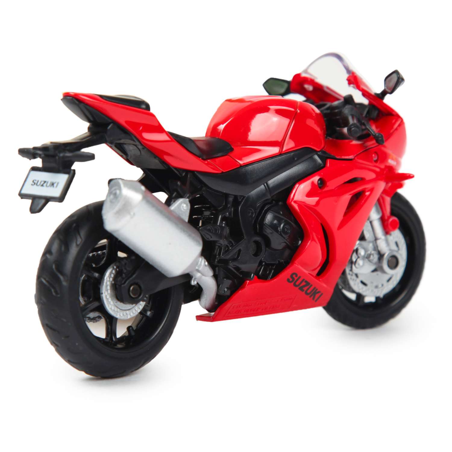 Мотоцикл MSZ 1:18 Suzuki GSX-R1000 Красный 67703 67703 - фото 5