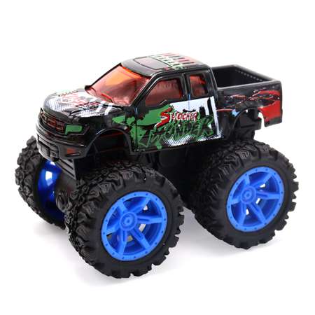 Машинка Funky Toys Пикап с синими колесами Черная FT8485-7