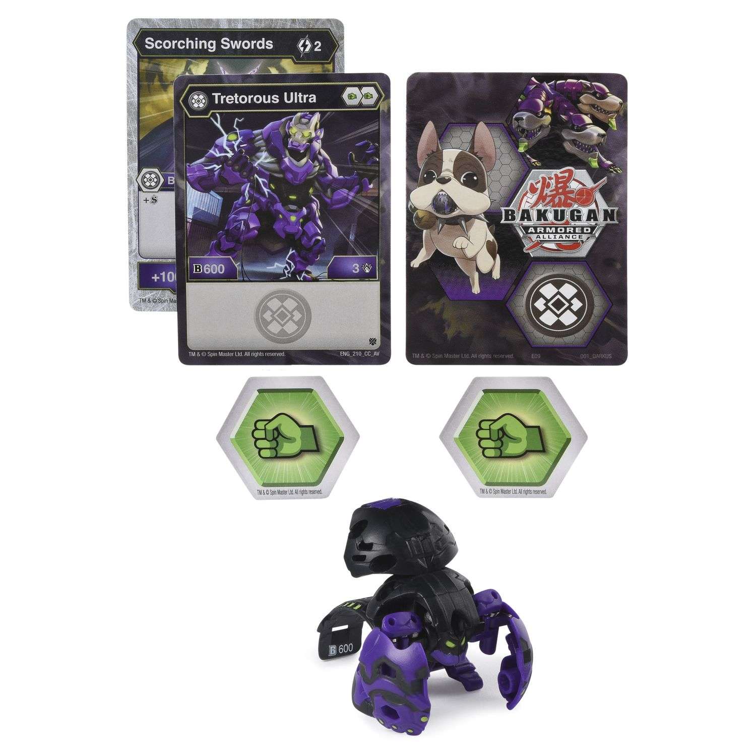 Фигурка-трансформер Bakugan S2 Ультра Troll Black 6055885/20124150 - фото 1