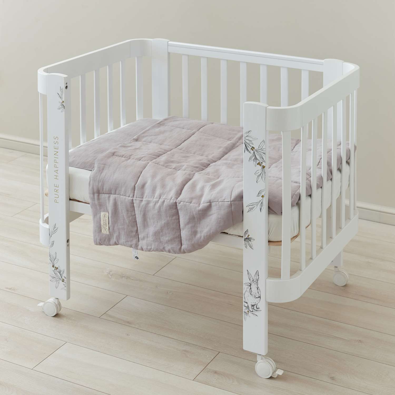 Комплект белья Happy Baby Детское постельное 2 предмета: наволочка и одеяло beige - фото 4
