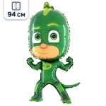 Воздушный шар GRABO фольгированный Герои в масках Гекко зеленый 94 см