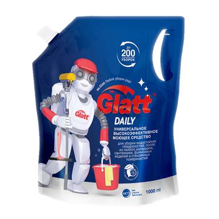 Моющее средство Mr.Glatt Daily для ежедневной уборки водостойких поверхностей 1 л
