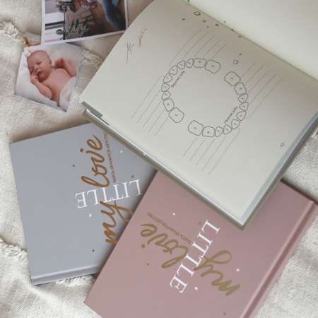 Альбом для новорожденных Amabook Серый