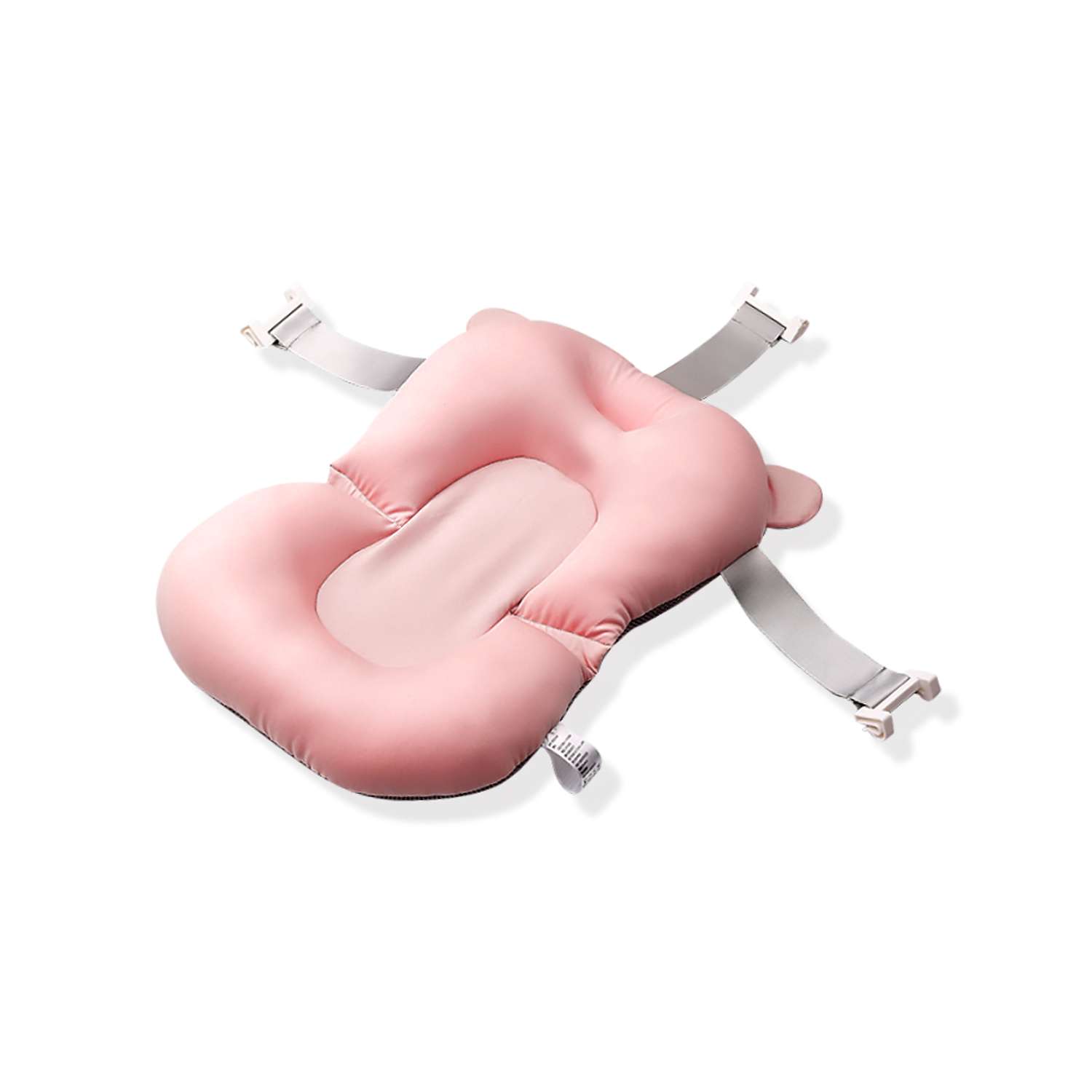 Гамак-подушка Solmax для купания новорожденных с креплениями к ванночке розовая - фото 7