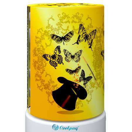 Чехол на бутыль 19л Coolpaq BUTTERFLY GOLD