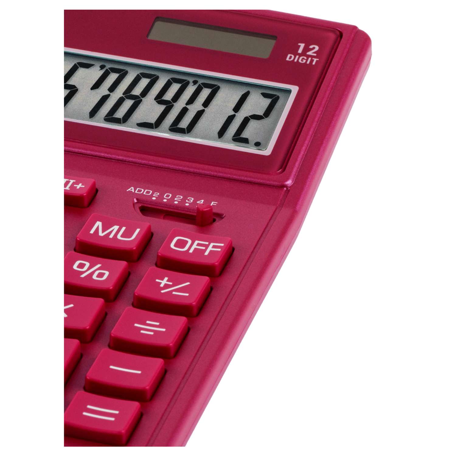Калькулятор Eleven SDC-444X-PK 12 разрядов двойное питание 155*204*33мм розовый - фото 5