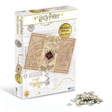 Пазл ABYStyle Harry Potter Jigsaw puzzle 1000 pieces Marauders Map ABYJDP002