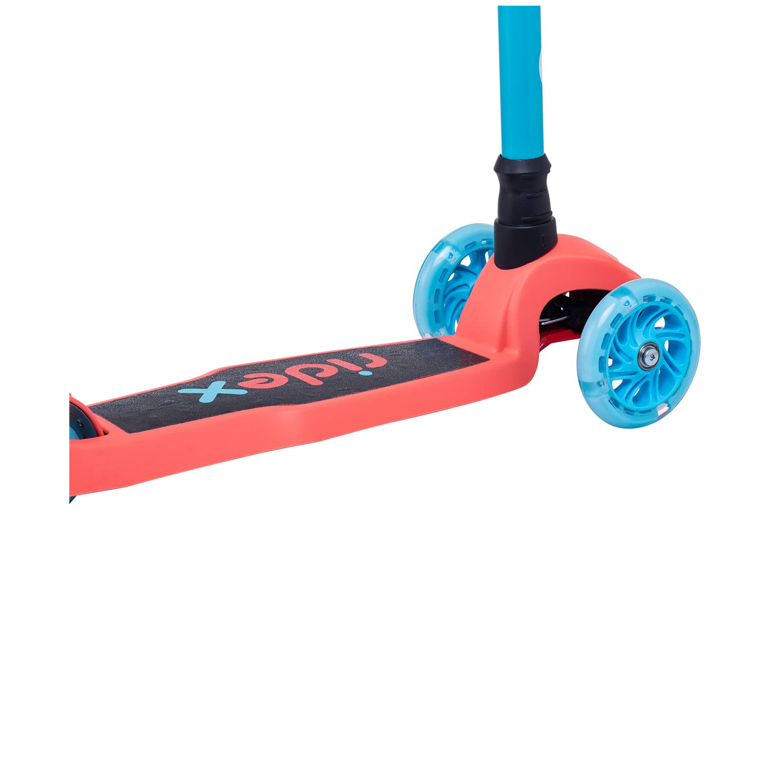 Самокат RIDEX трехколесный 3 wheels scooter Chip 120/80 light blue/coral - фото 5