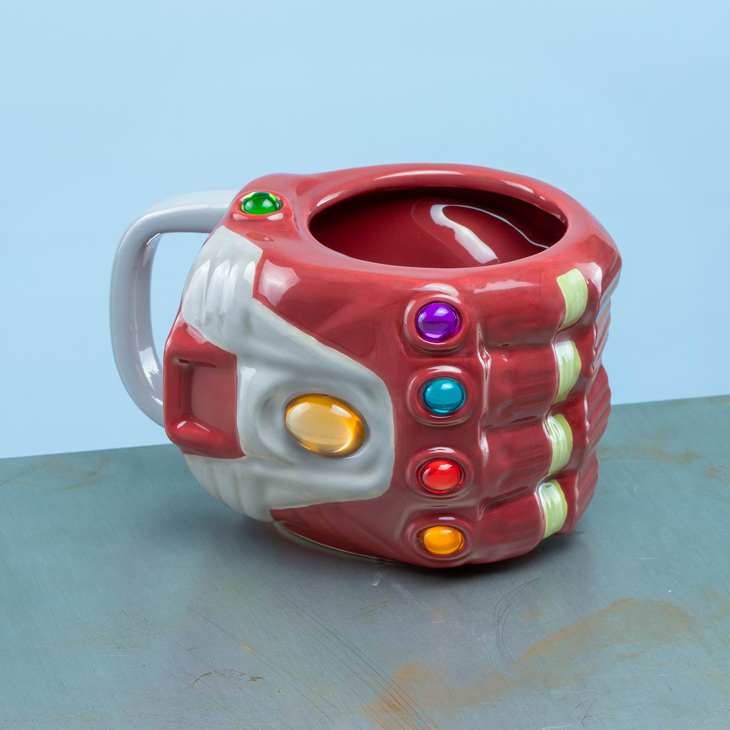 Кружка PALADONE 3D Marvel Avengers Nano Gauntlet Shaped Mug PP6599MAEG - фото 4