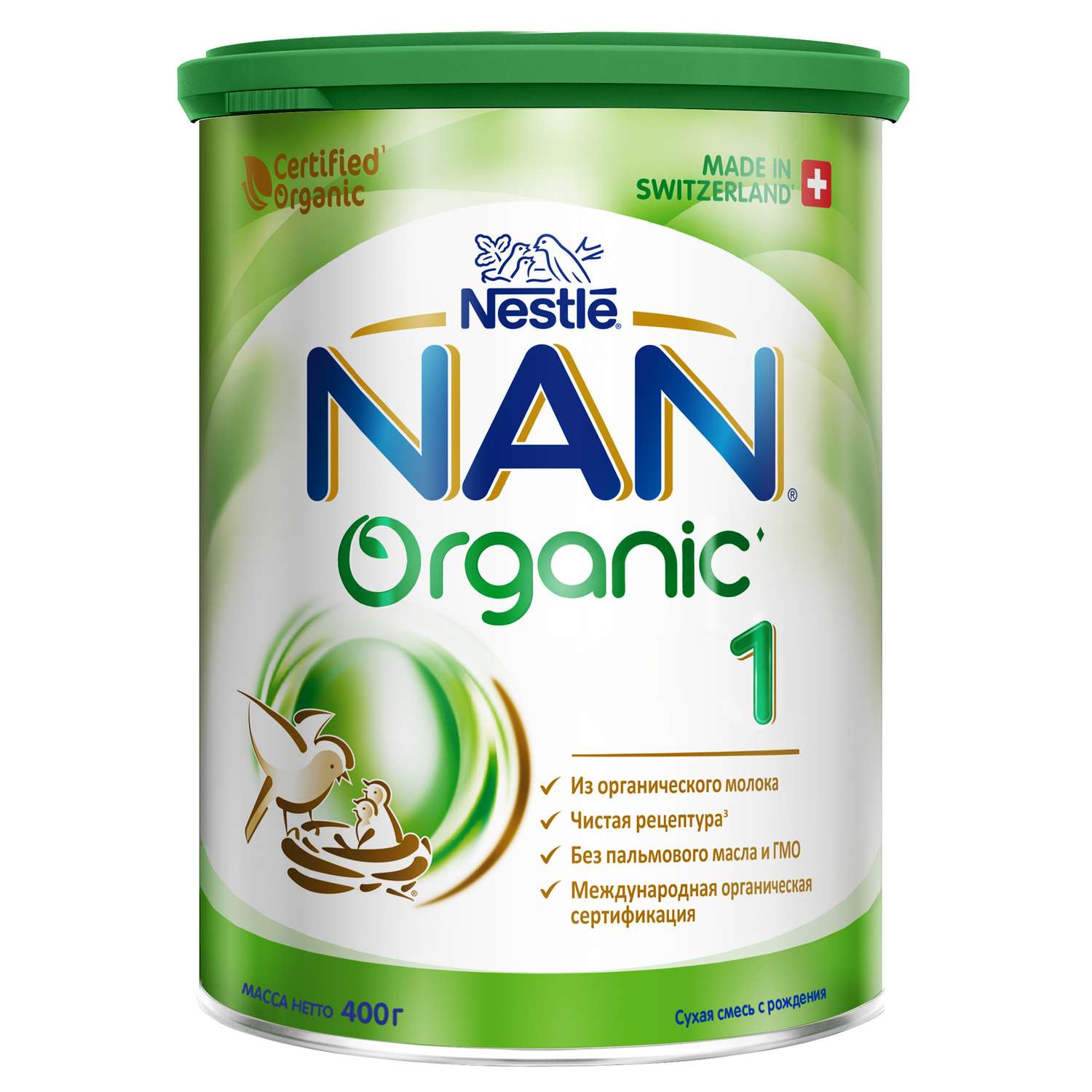 Смесь NAN 1 Organic 400 г с 0 месяцев - фото 1