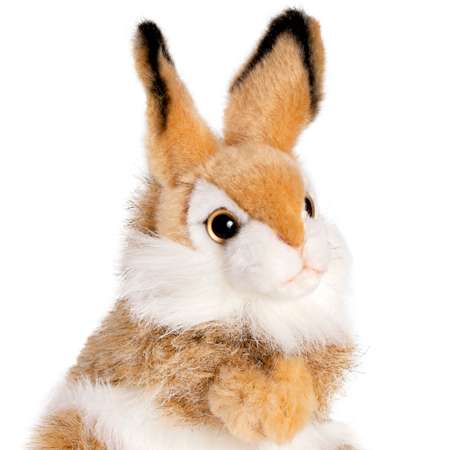 Реалистичная мягкая игрушка Hansa Коричневый кролик 24 см