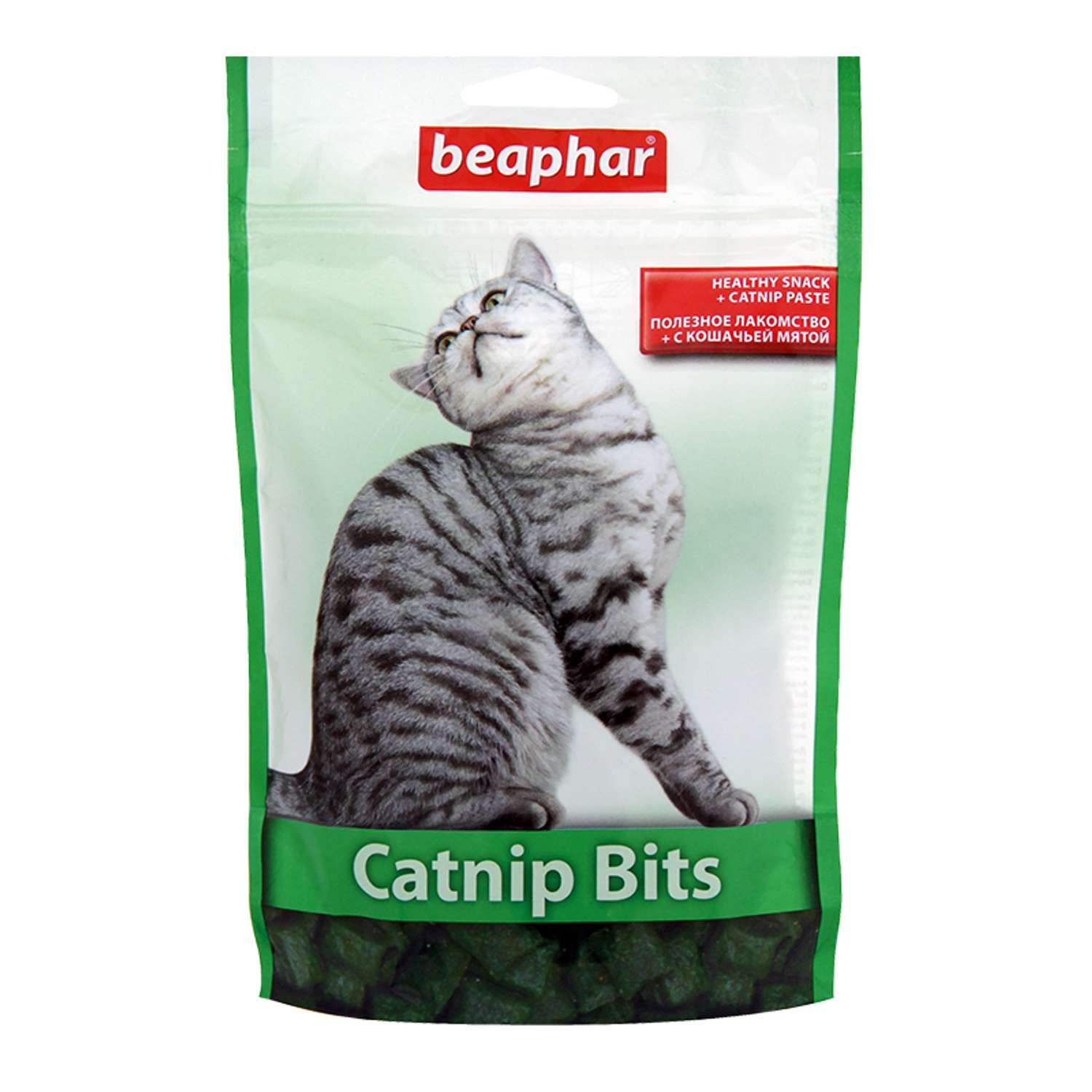 Подушечки для кошек Beaphar Catnip-Bits с кошачьей мятой 150г - фото 1