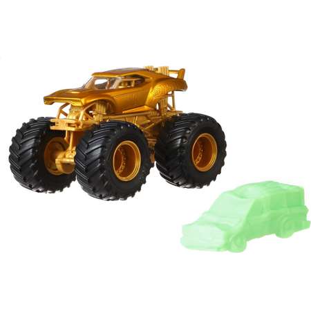 Машина Hot Wheels Monster Jam 1:64 Золотой FLX17