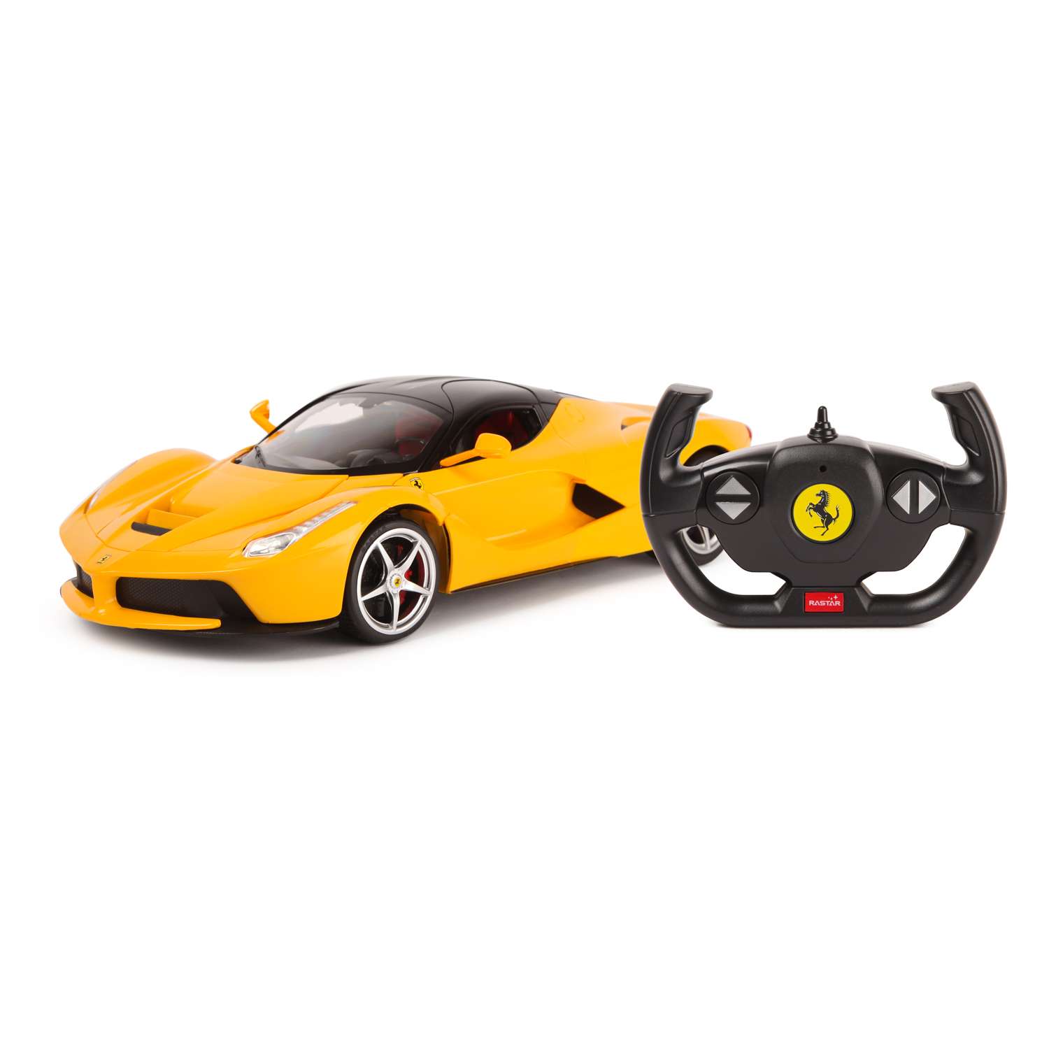 Машина Rastar РУ 1:14 Ferrari USB Желтая 50160 - фото 1