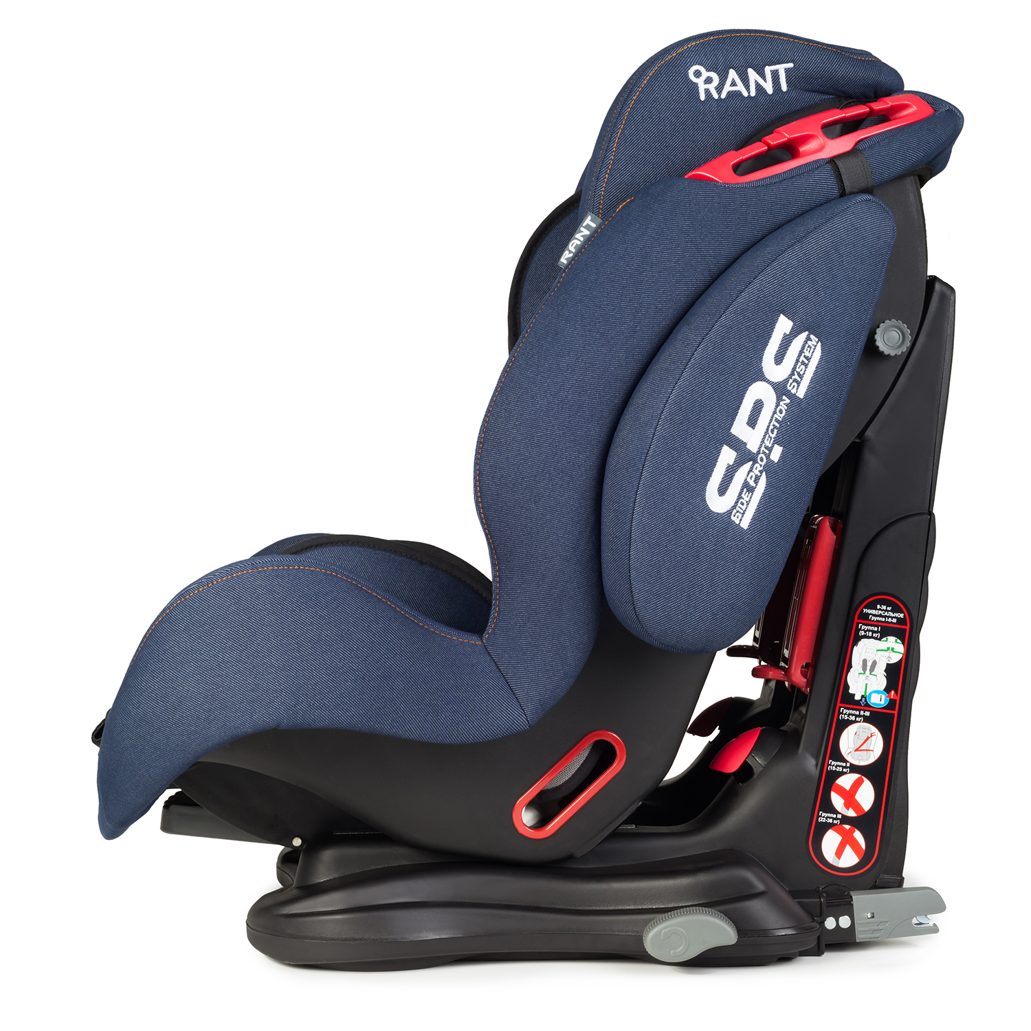 Автокресло Rant Thunder Ultra isofix SPS Blue jeans - фото 6