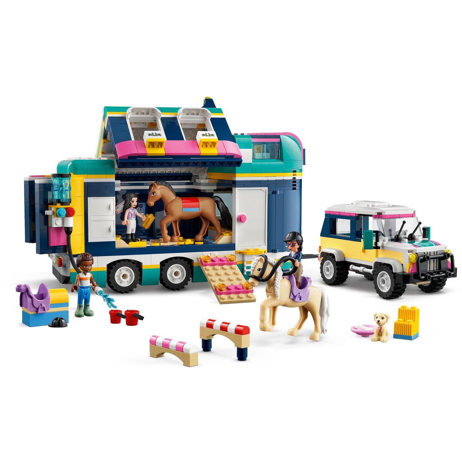 Конструктор LEGO Friends Horse Show Trailer 41722 - фото 3