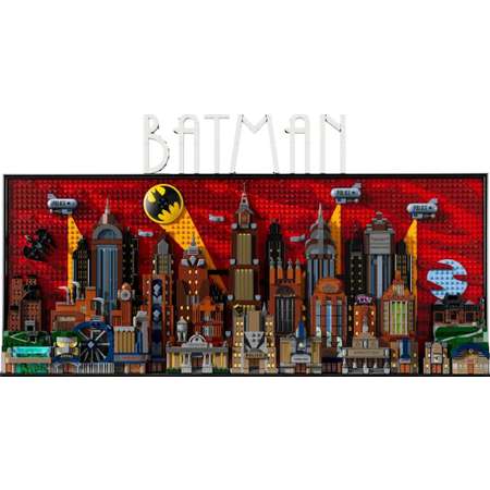 Конструктор детский LEGO DC Панорама Готэм-Сити 76271