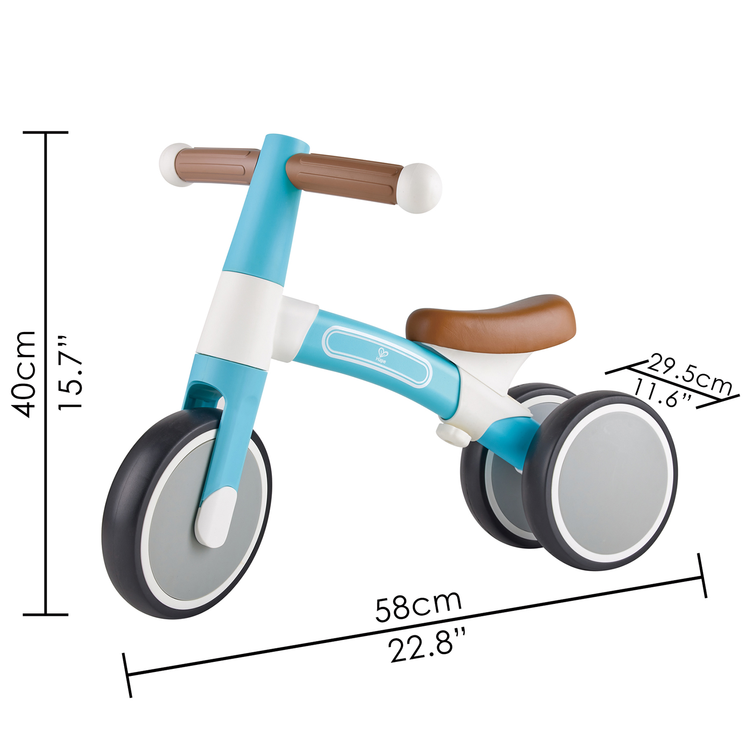 Беговел Hape First ride голубой E8652_HP - фото 3