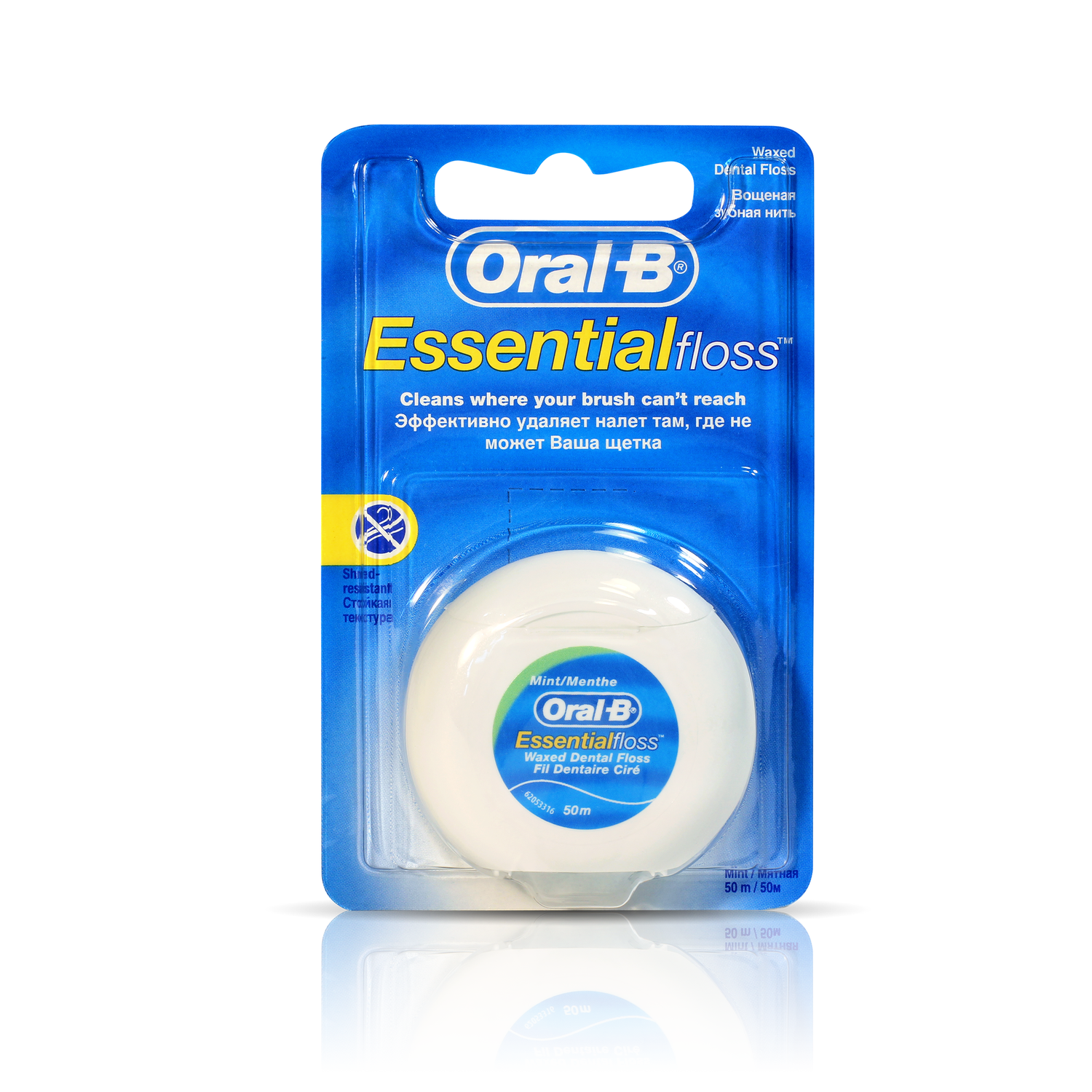 Зубная нить Oral-B Essential floss мята 50м - фото 1