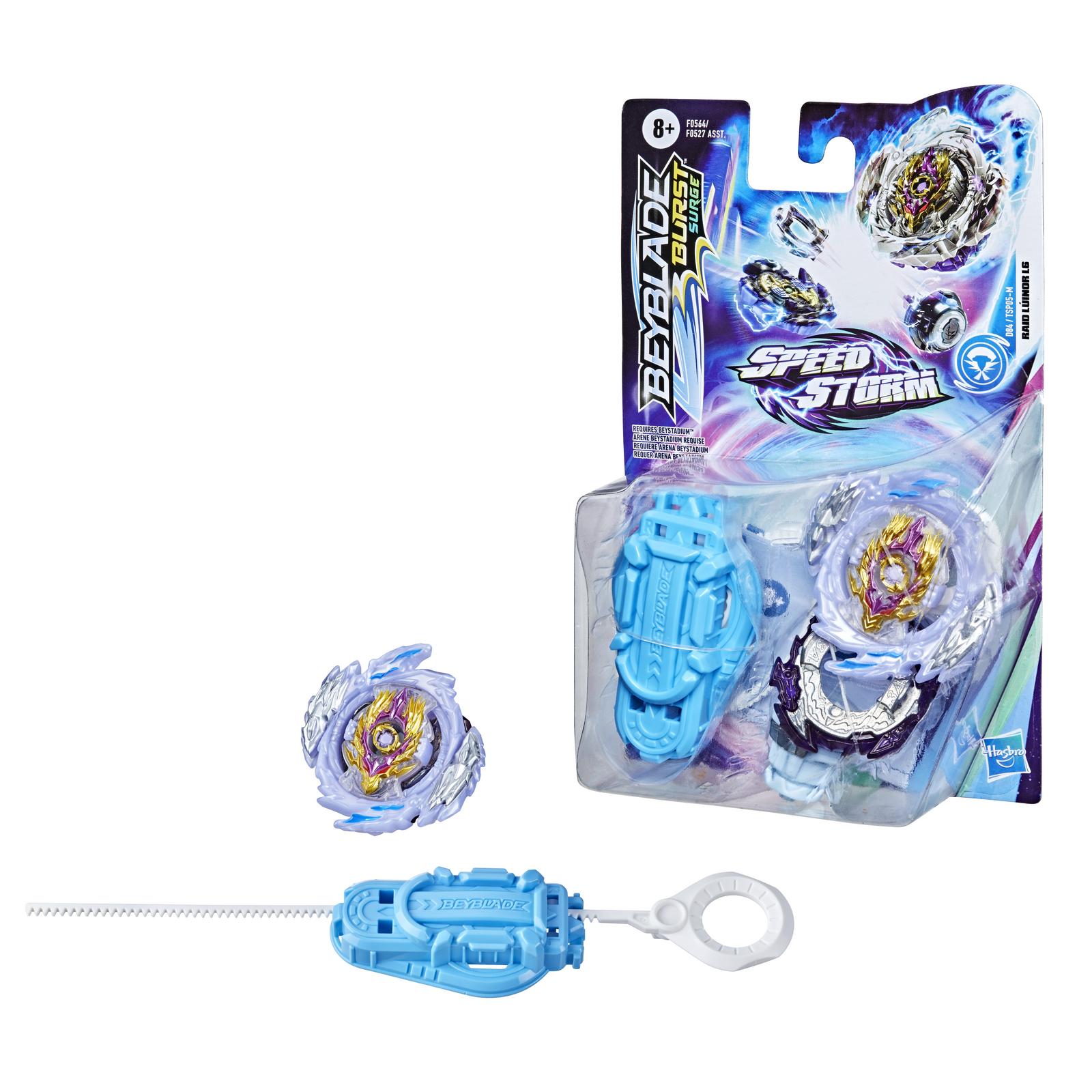 Набор игровой BeyBlade Шторм волчок с пусковым устройством Рейд Луинор F0564EU4 - фото 4