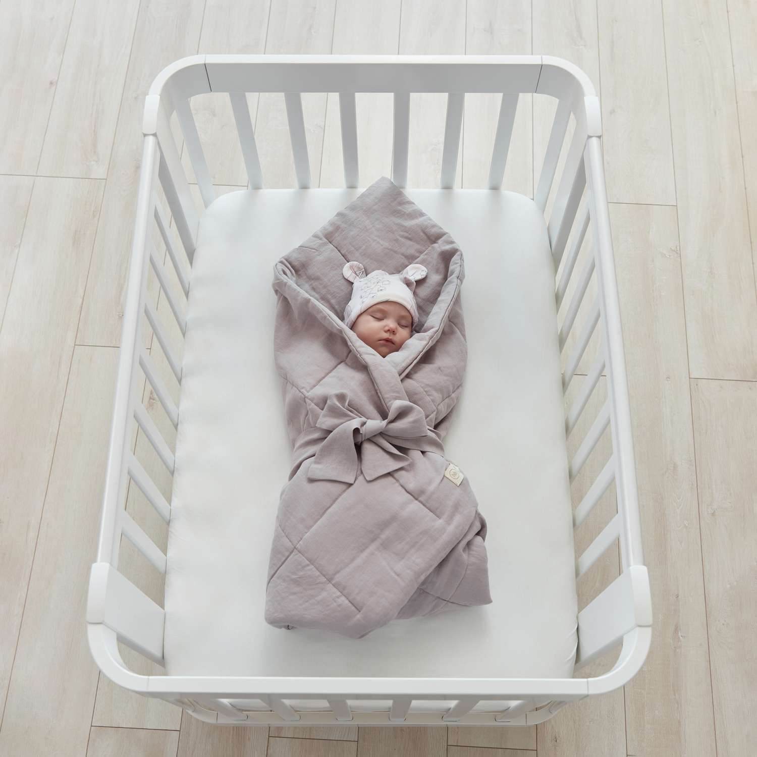 Комплект белья Happy Baby Детское постельное 2 предмета: наволочка и одеяло beige - фото 5