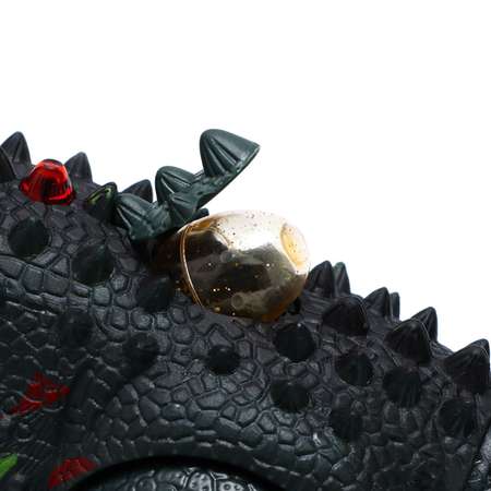 Динозавр Автоград радиоуправляемый Rex откладывает яйца эффект дыма световые и звуковые эффекты цвет зеленый