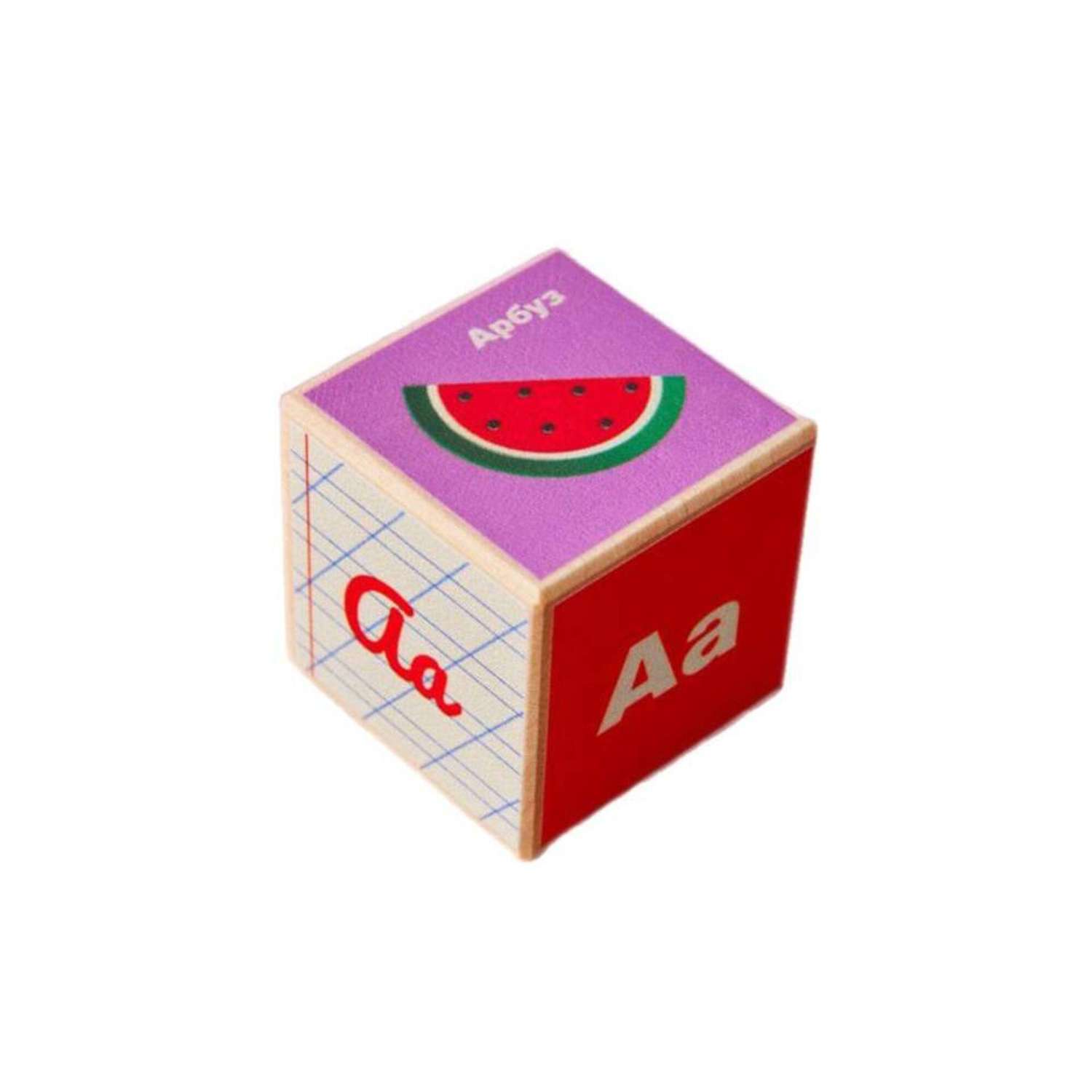 Обучающие цветные кубики kibooq Лесная Азбука - фото 4