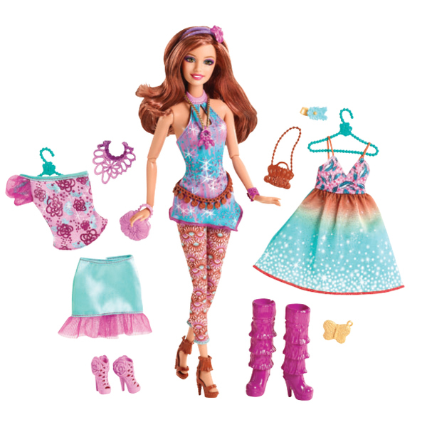 Игровой набор Barbie Серия Игра с модой Кукла Barbie с комплектом одежды в ассортименте Y7499 - фото 2