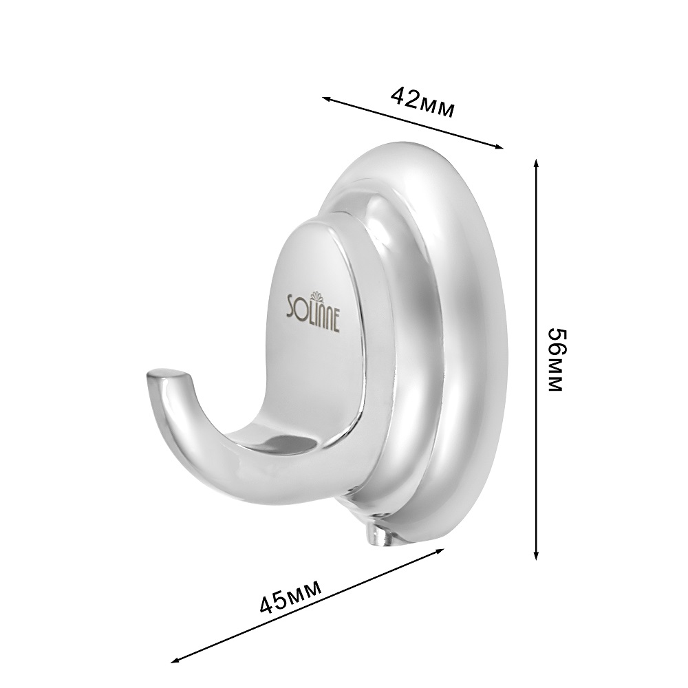 Крючок для ванной Solinne Classic - фото 4