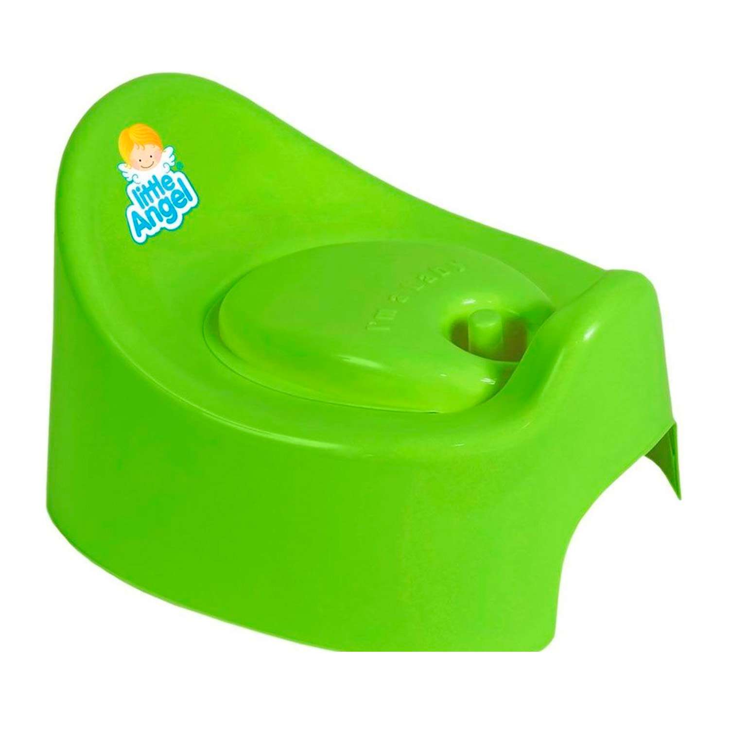 Горшок детский PLASTIC REPABLIC baby Пластиковый с крышкой зеленый - фото 1