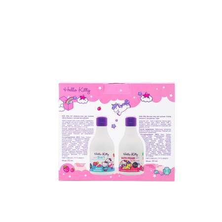 Шампунь детский Hello Kitty Набор подарочный Strawberry Unicorn Dreams 2-250 мл
