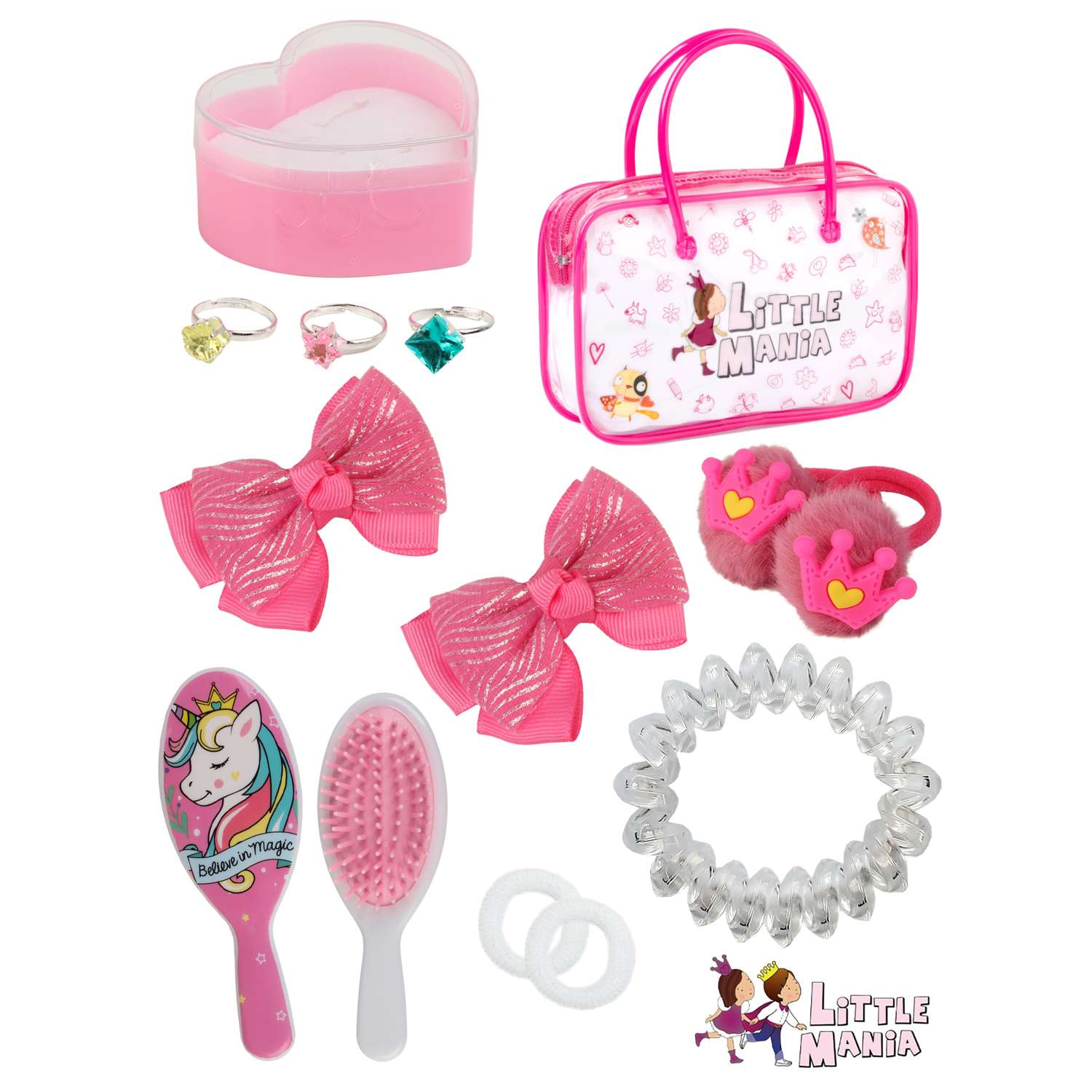 Набор аксессуаров для девочки Little Mania Принцесса Ленора 11 предметов - фото 1