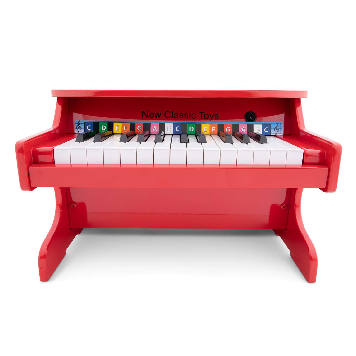 Пианино New Classic Toys 25 клавиш красное - фото 2