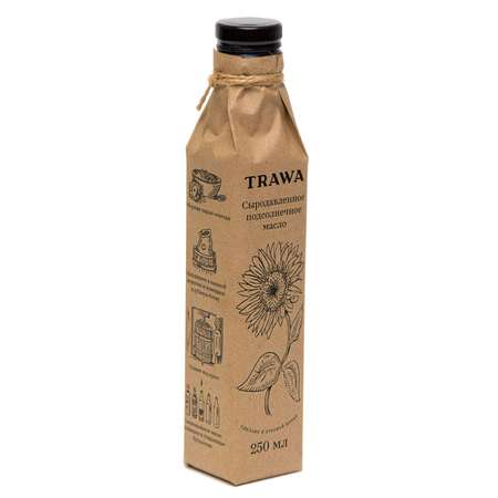 Масло TRAWA сыродавленное подсолнечное 250мл