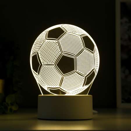 Светильник Sima-Land «Футбольный мяч» от сети 9 5x12 5x16 см