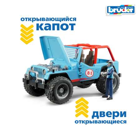 Внедорожник Bruder Cross Country Racer 1:16 синий