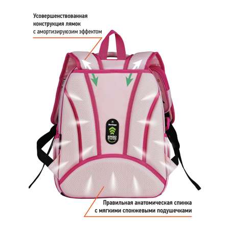 Ранец Berlingo Expert Plus Princess 38х29х15 см 2 отделения 2 кармана анатомическая спинка