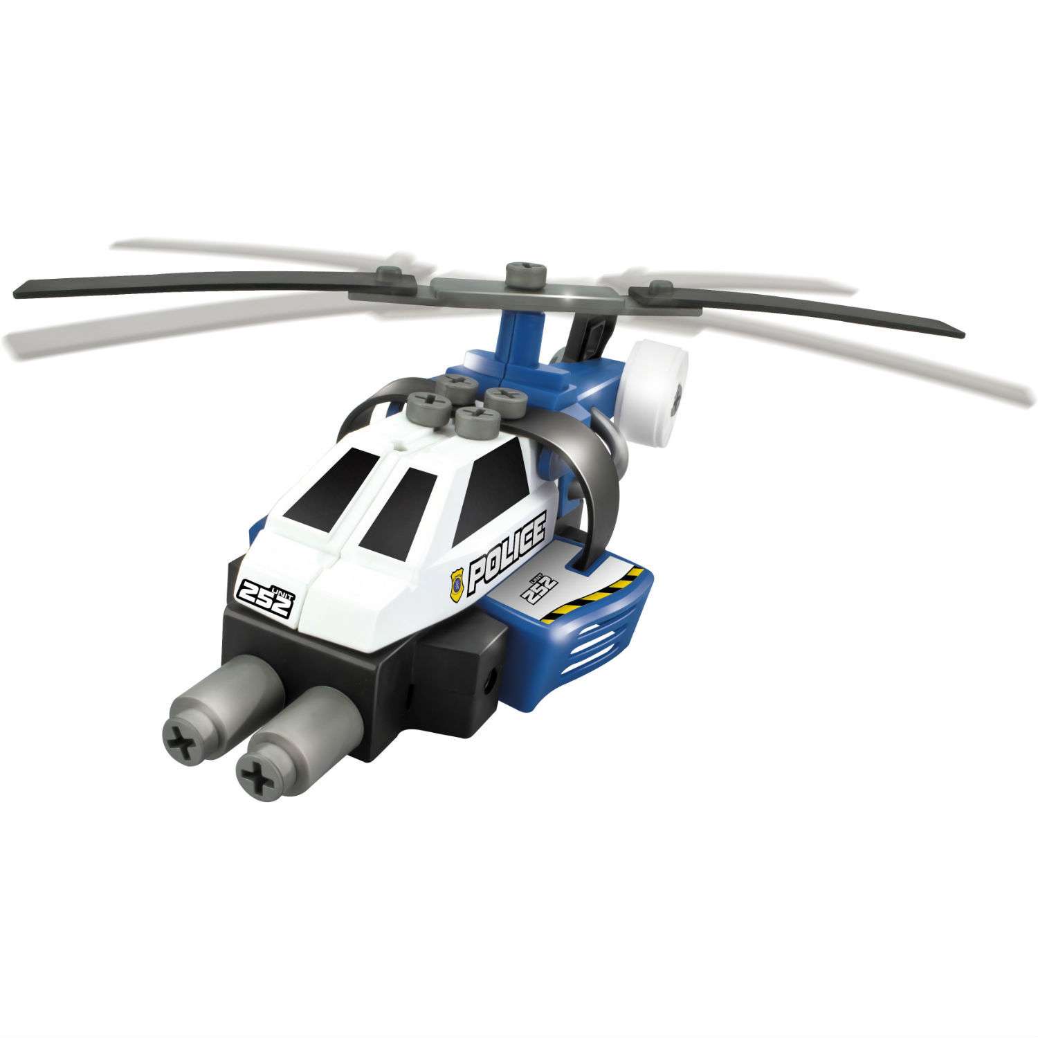Машинка-конструктор Devik Toys Синий вертолет - фото 1