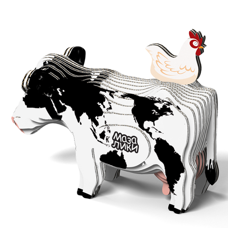Сборная 3D игрушка-пазл Мазалики Корова